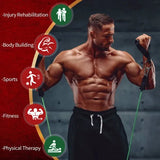 5-Piece Resistance Band Set latex exercise bands