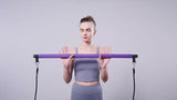 Pilates Resistance Band Kit | Portable Home Gym Set | Full Body Workout