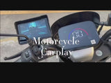 5 Inch Motorcycle Portable GPS Navigation Wireless Carplay Android Auto Display Touch Screen IP67 Waterproof Multimedia Player