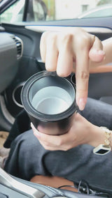 2-in-1 Car Cup Warmer & Cooler | 12V | Digital Display | Desk & Car Beverage Heater