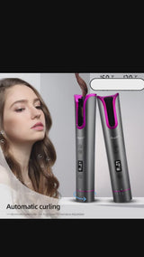 Automatic Cordless Hair Curler | Wireless Styling Iron | Effortless Curls